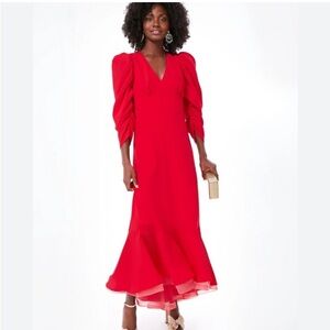NWT Tuckernuck Red Kensington Dress in XLarge